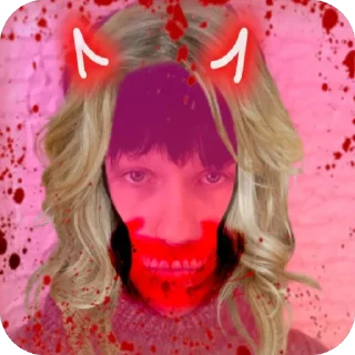 розовый человеческое лицо пурпурный