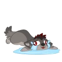 Sticker Valerian the Direwolf - 5