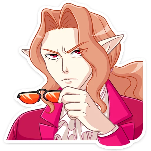 Стикер Вампир Ян @nyasticks - 11