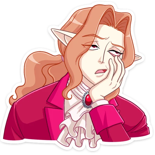 Стикер Вампир Ян @nyasticks - 10