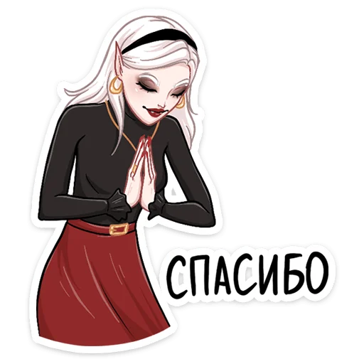 Sticker Ванда @nyasticks - 5
