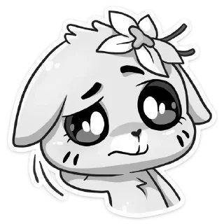 Sticker ванилька биск gray @ek1bg @stickers_vk - 11