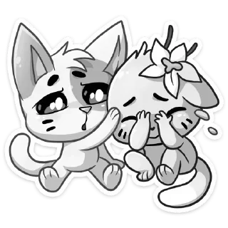 Sticker ванилька биск gray @ek1bg @stickers_vk - 3