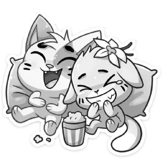 Sticker ванилька биск gray @ek1bg @stickers_vk - 8