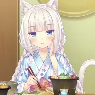 Стикер Vanilla🤍 :: @Kashou_Minaduki - 1