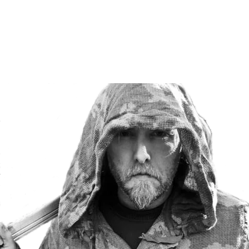 human face black and white person