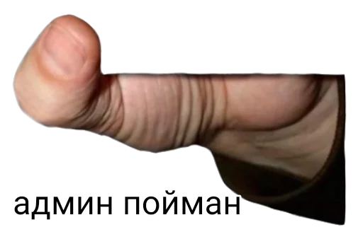 Стикер вас поймали - 3