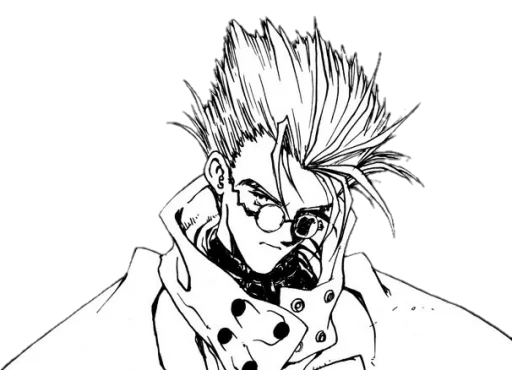 Sticker VashTrigun - 1