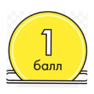 Sticker Ваши балы - 0