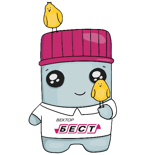 Sticker Vector_Best_Maskot - 1