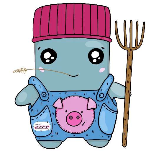 Стикер Vector_Best_Maskot - 1