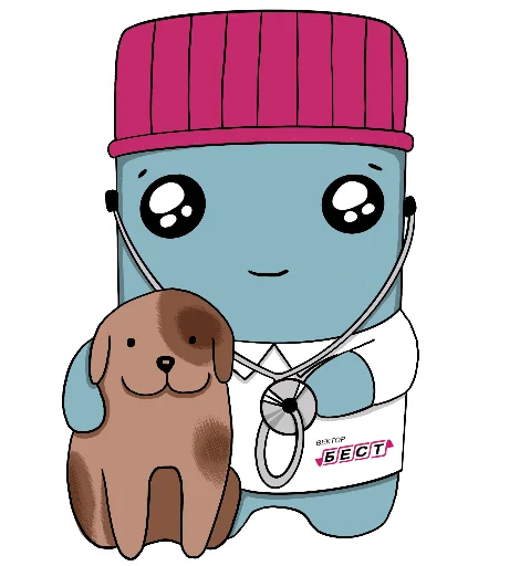 Sticker Vector_Best_Maskot - 1