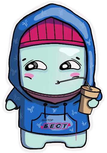 Стикер Vector_Best_Maskot - 1