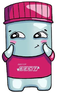 Стикер Vector_Best_Maskot - 8