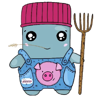 Стикер Vector_Best_Maskot - 5