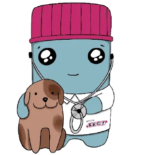 Стикер Vector_Best_Maskot - 4