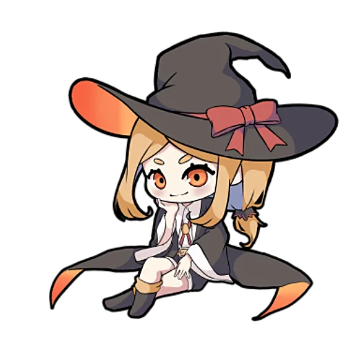 Sticker Ведьмочка-тян @nyasticks - 11