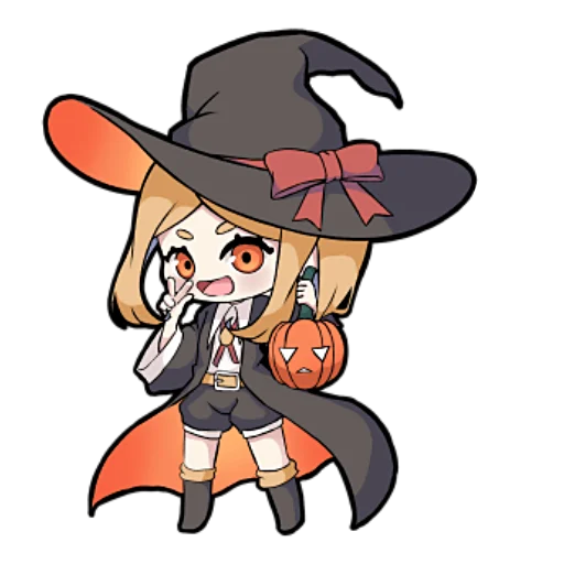 Sticker Ведьмочка-тян @nyasticks - 7