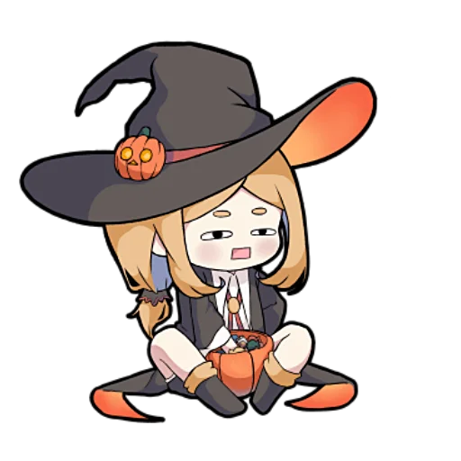 Sticker Ведьмочка-тян @nyasticks - 6