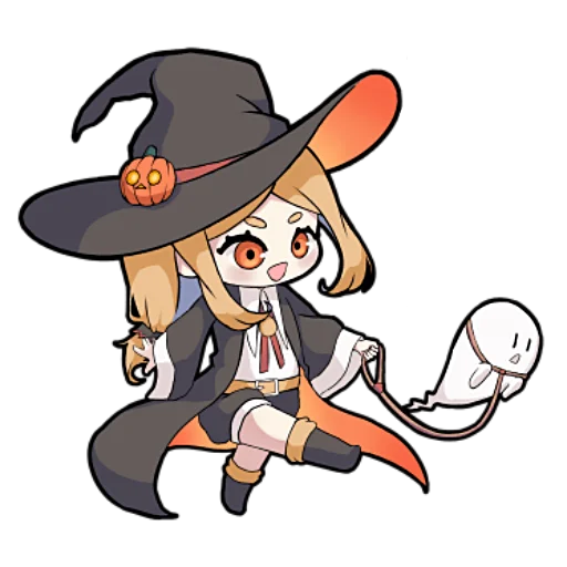 Sticker Ведьмочка-тян @nyasticks - 4