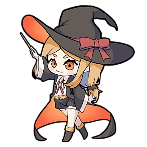 Sticker Ведьмочка-тян @nyasticks - 3