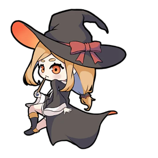 Sticker Ведьмочка-тян @nyasticks - 2