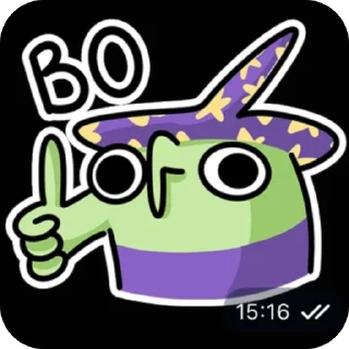 Стикер Ведьма - 8