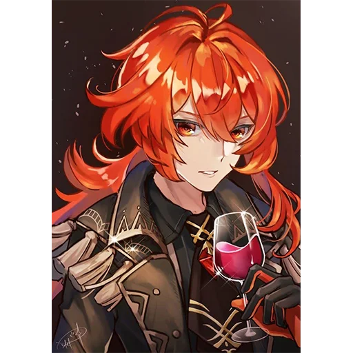 Стикер Diluc - 5