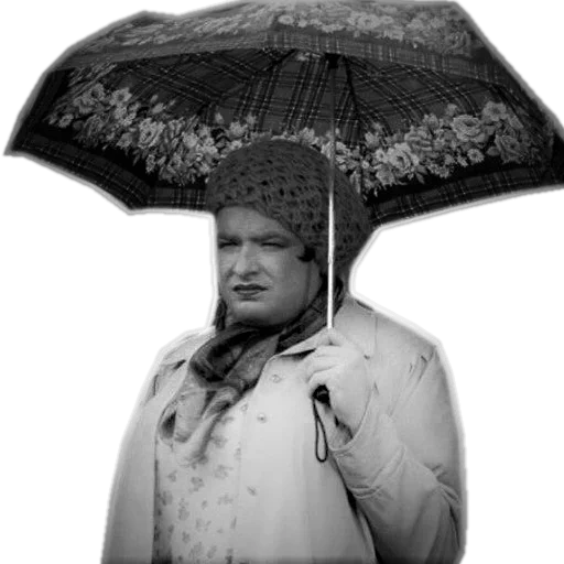 person black and white accessory