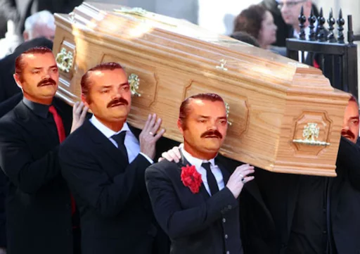 коробка контейнер похороны