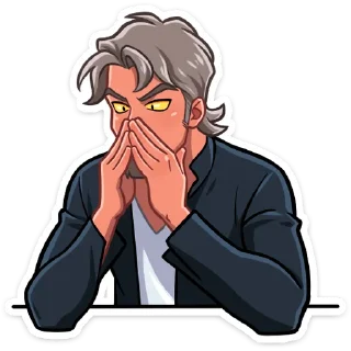 Sticker Вервольф @nyasticks - 1