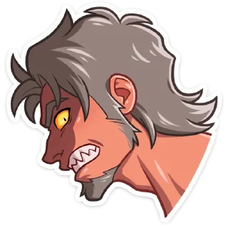 Sticker Вервольф @nyasticks - 8