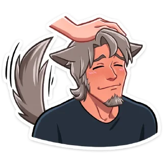 Sticker Вервольф @nyasticks - 5