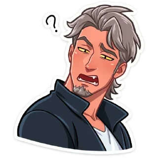 Sticker Вервольф @nyasticks - 7