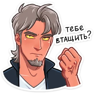 Sticker Вервольф @nyasticks - 10