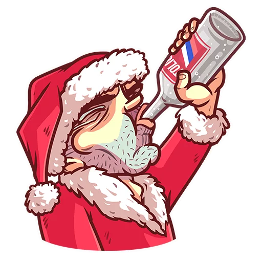 Sticker Very Bad Santa - 10