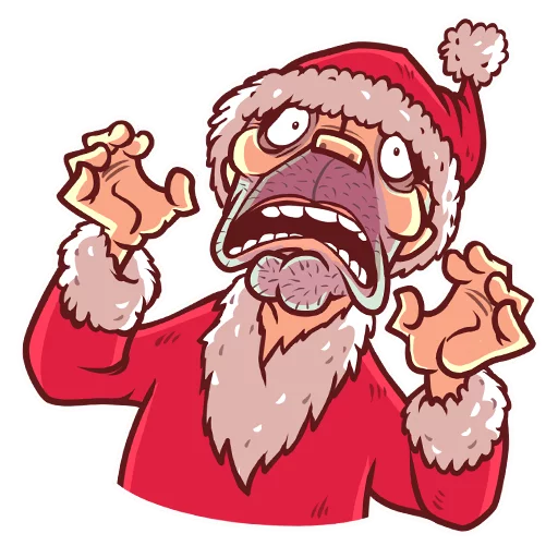 Sticker Very Bad Santa - 8