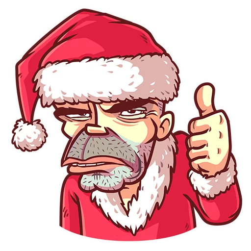 Sticker Very Bad Santa - 6