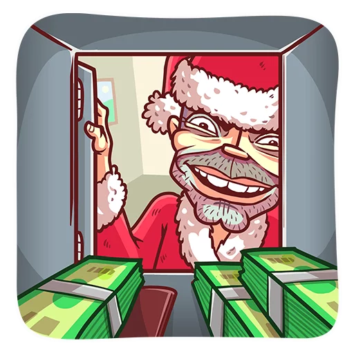 Sticker Very Bad Santa - 5