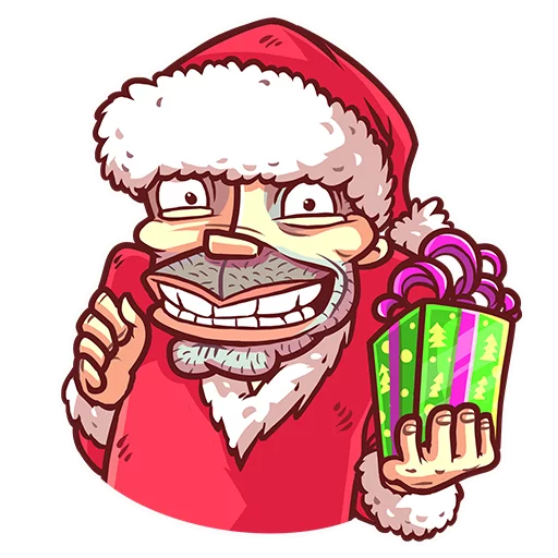 Sticker Very Bad Santa - 2