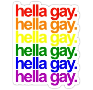 Sticker Very Gay @stickersb2b - 3