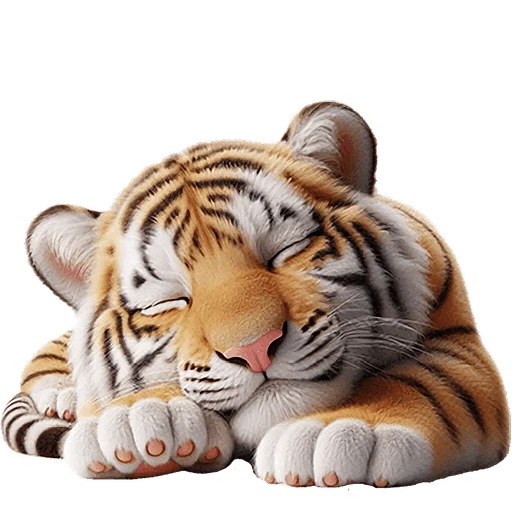Sticker Very_cute_tiger_Nyasticks - 1