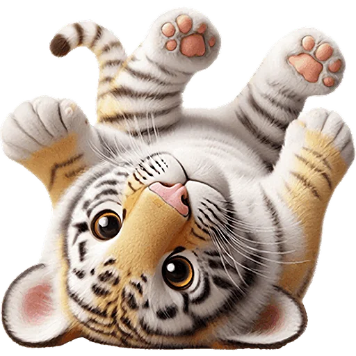 Sticker Very_cute_tiger_Nyasticks - 1