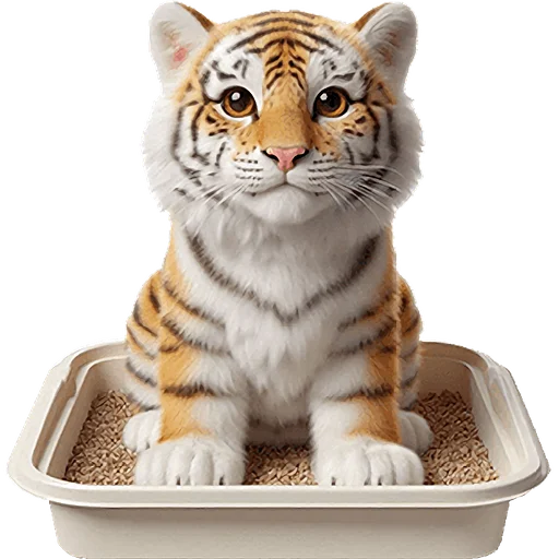 Sticker Very_cute_tiger_Nyasticks - 1