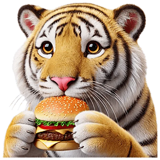 Sticker Very_cute_tiger_Nyasticks - 1