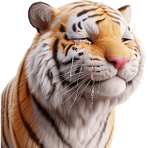 Sticker Very_cute_tiger_Nyasticks - 1