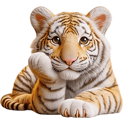 Sticker Very_cute_tiger_Nyasticks - 1