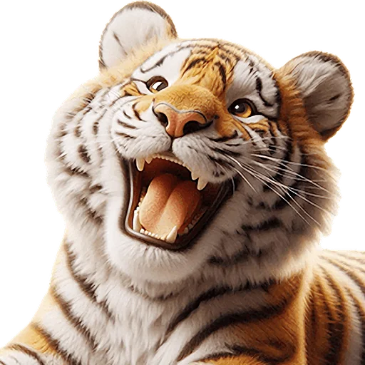 Sticker Very_cute_tiger_Nyasticks - 1