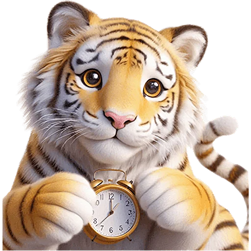 Sticker Very_cute_tiger_Nyasticks - 1
