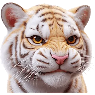 Стикер Милый тигр @Nyasticks - 9